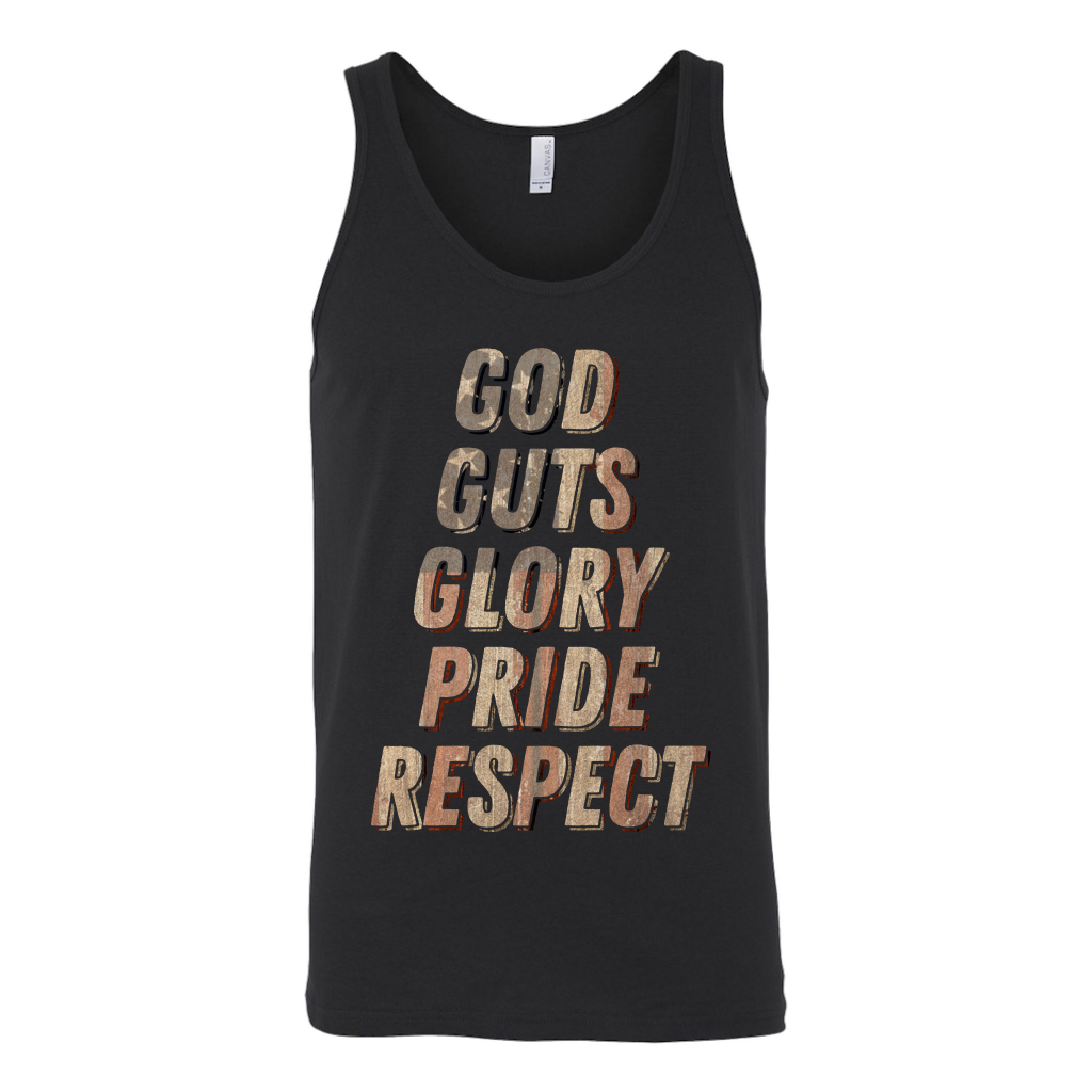 God Guts Glory Pride Respect