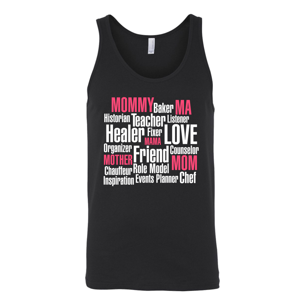 Limited Edition - Mommy Baker Ma Historian Teacher Listener Healer Fixer Mama Love Organizer Mother Friend Counselor Chauffeur Role Model Mom Inspiration Events Planner Chef