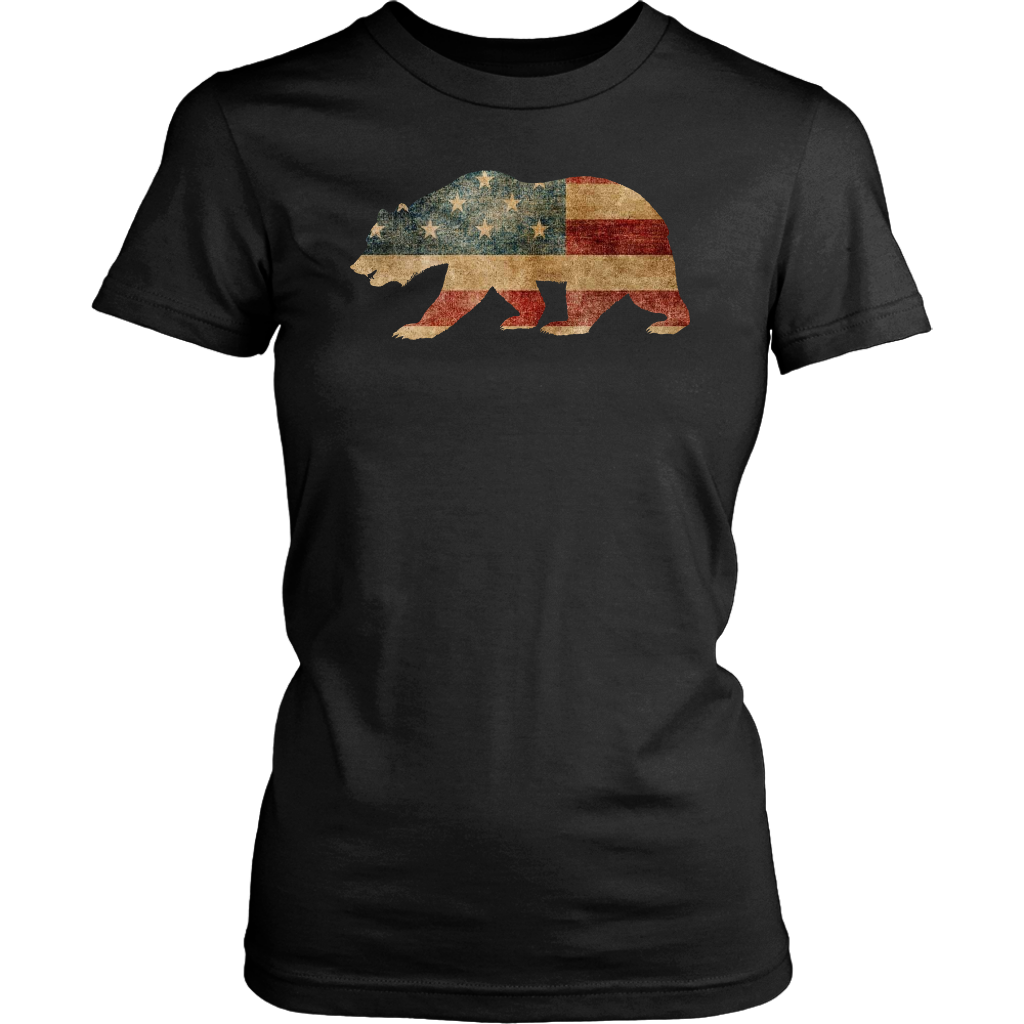USA Bear Flag Shirt