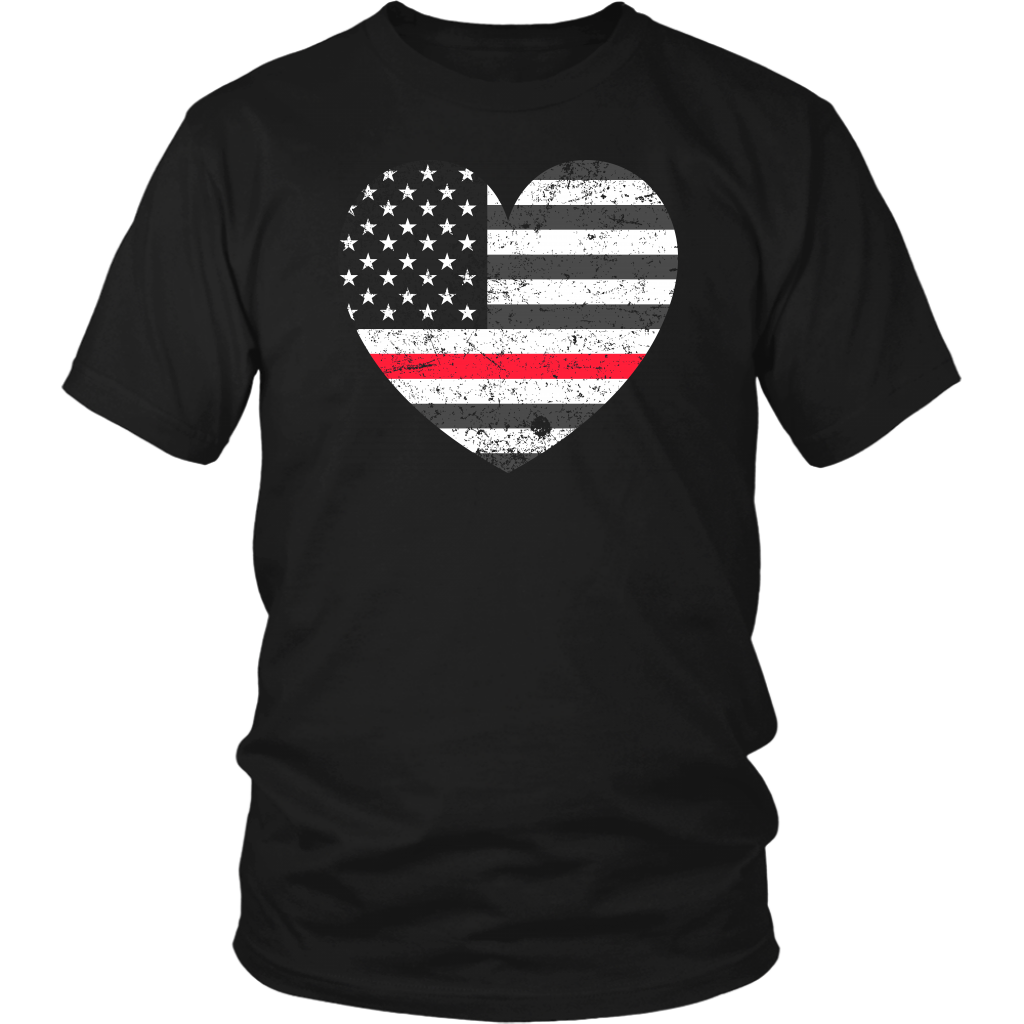 Limited Edition - Thin Red Line Heart
