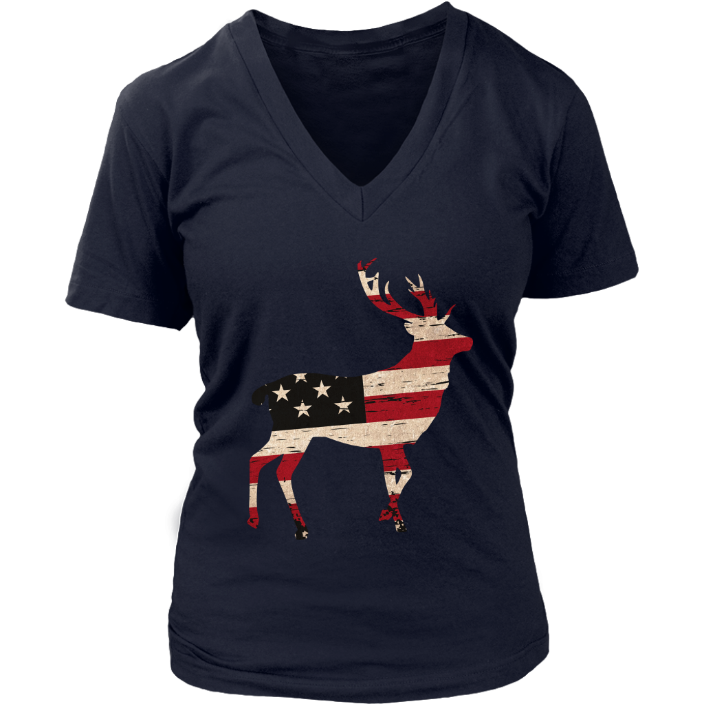 USA Deer Flag Shirt