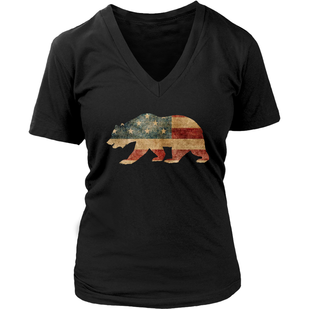 USA Bear Flag Shirt