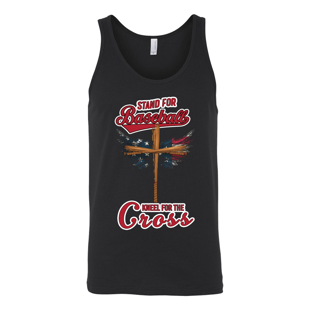 Stand For Baseball Kneel For The Cross Small Wings